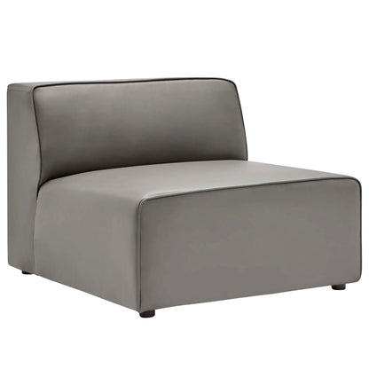 Mingle 4-Piece Vegan Leather Sectional Sofa by Furniture for America