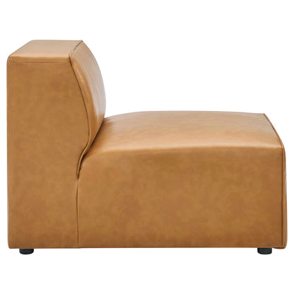 Mingle 8-Piece Vegan Leather Sectional Sofa Set by Furniture for America