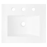 Calla 18" Bathroom Sink in White