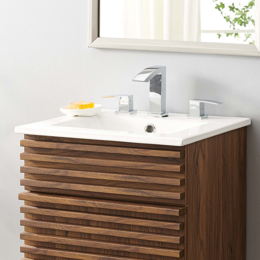 Calla 18" Bathroom Sink in White