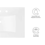 Calla 30" Bathroom Sink in White