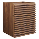 Vera 18" Wall-Mount Bathroom Vanity Cabinet (Sink Basin Not Included) in Walnut
