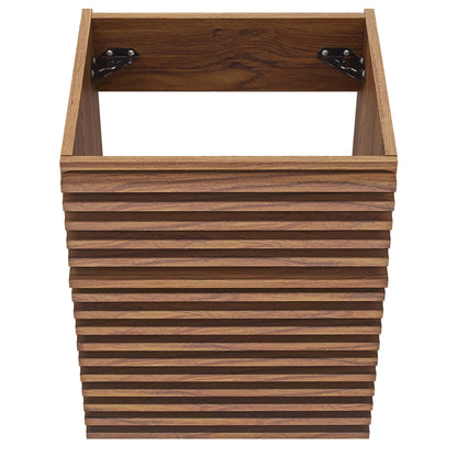 Render 18" Wall-Mount Bathroom Vanity Cabinet (Sink Basin Not Included) by Furniture For America