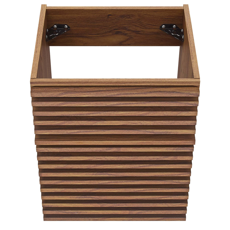 Vera 18" Wall-Mount Bathroom Vanity Cabinet (Sink Basin Not Included) in Walnut