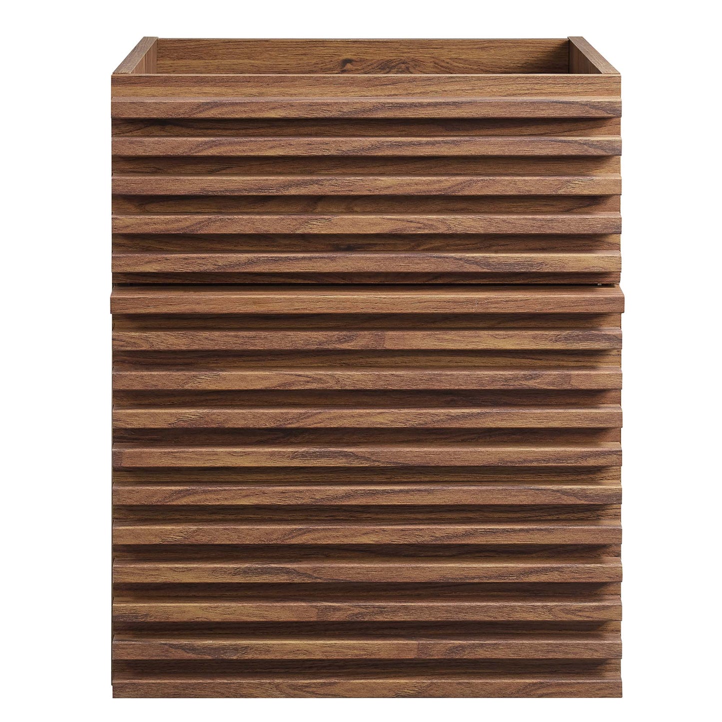 Render 18" Wall-Mount Bathroom Vanity Cabinet (Sink Basin Not Included) by Furniture For America