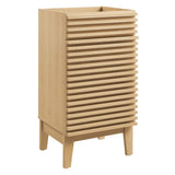 Vera 18" Bathroom Vanity Cabinet (Sink Basin Not Included) in Oak