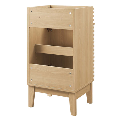 Render 18" Bathroom Vanity Cabinet (Sink Basin Not Included) by Furniture For America