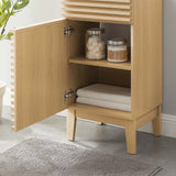 Vera 18" Bathroom Vanity Cabinet (Sink Basin Not Included) in Oak
