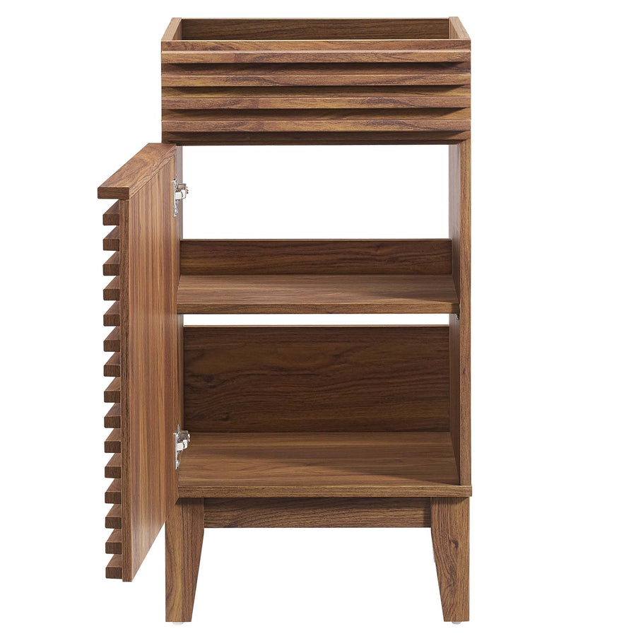 Vera 18" Bathroom Vanity Cabinet (Sink Basin Not Included) in Walnut
