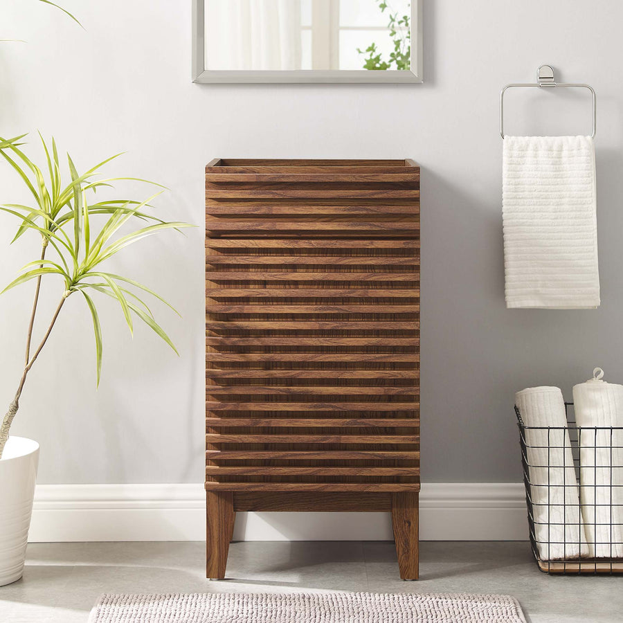 Vera 18" Bathroom Vanity Cabinet (Sink Basin Not Included) in Walnut