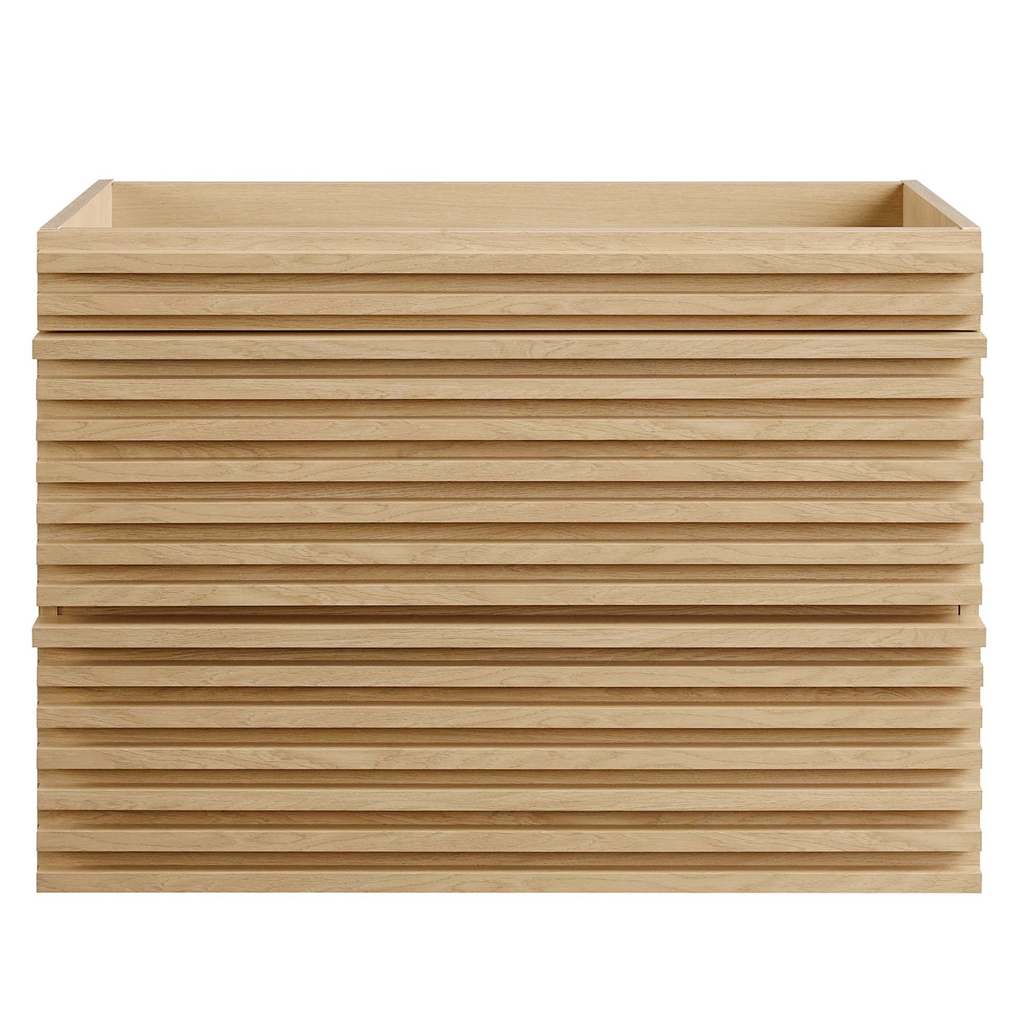 Render 30" Wall-Mount Bathroom Vanity Cabinet (Sink Basin Not Included) by Furniture For America