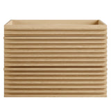 Vera 30" Wall-Mount Bathroom Vanity Cabinet (Sink Basin Not Included) in Oak