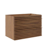 Vera 30" Wall-Mount Bathroom Vanity Cabinet (Sink Basin Not Included) in Walnut