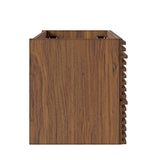Vera 30" Wall-Mount Bathroom Vanity Cabinet (Sink Basin Not Included) in Walnut