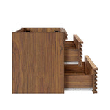 Vera 30" Wall-Mount Bathroom Vanity Cabinet (Sink Basin Not Included) in Walnut