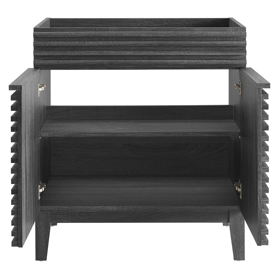 Vera 30" Bathroom Vanity Cabinet (Sink Basin Not Included) in Charcoal