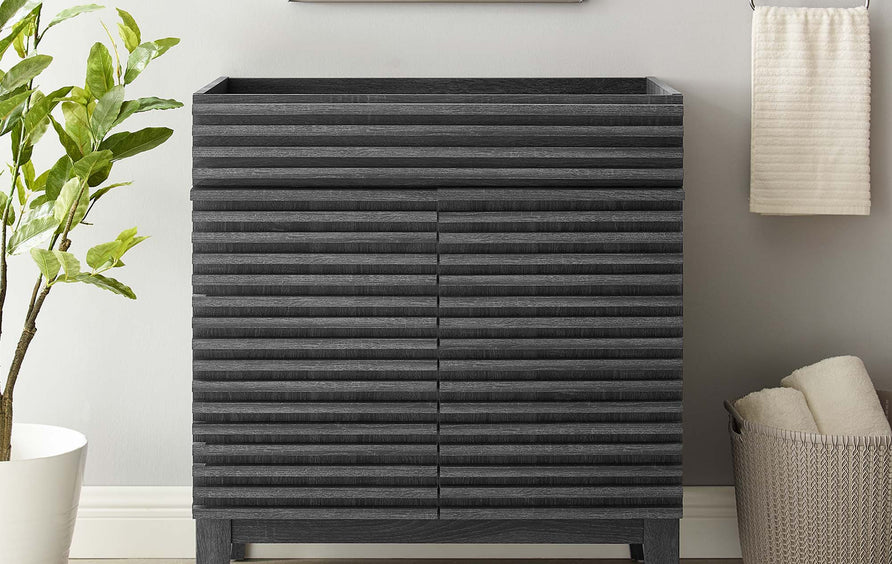 Vera 30" Bathroom Vanity Cabinet (Sink Basin Not Included) in Charcoal