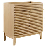 Vera 30" Bathroom Vanity Cabinet (Sink Basin Not Included) in Oak