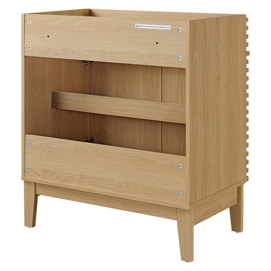 Vera 30" Bathroom Vanity Cabinet (Sink Basin Not Included) in Oak