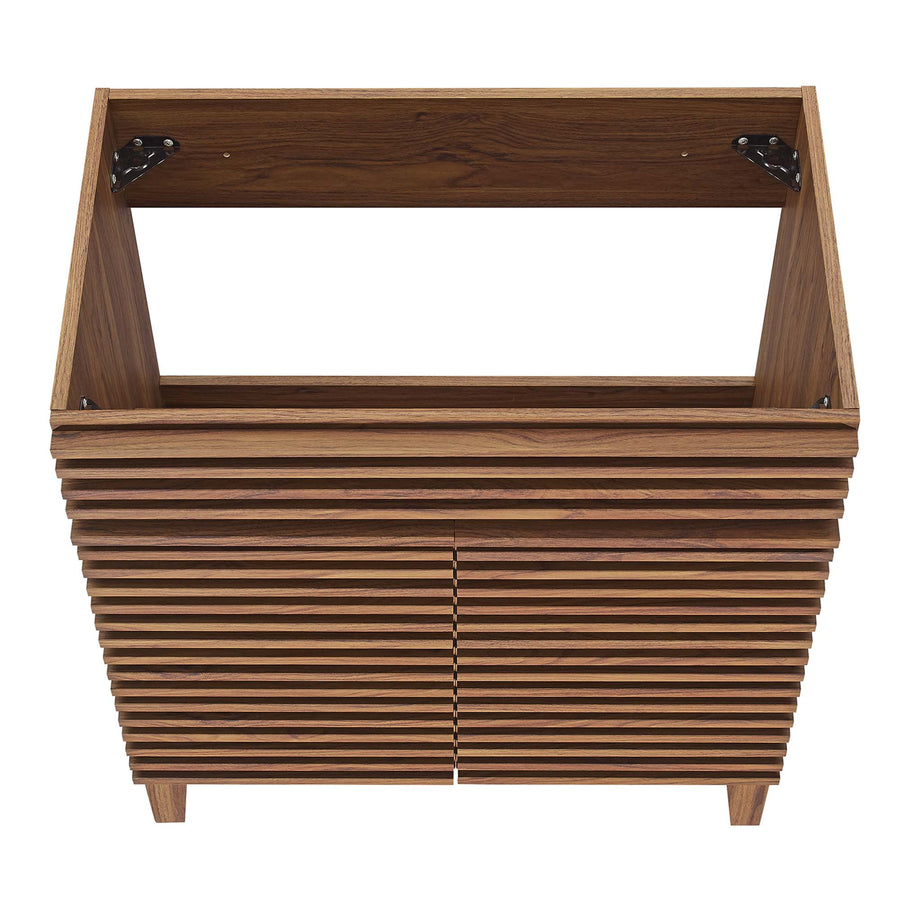 Vera 30" Bathroom Vanity Cabinet (Sink Basin Not Included) in Walnut