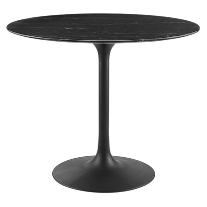 Lippa 36" Round Faux Marble Dining Table by Furniture For America