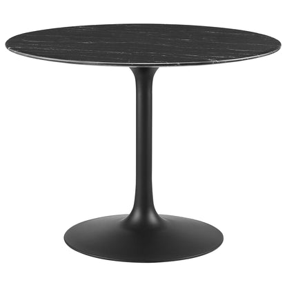 Lippa 40" Round Faux Marble Dining Table by Furniture For America