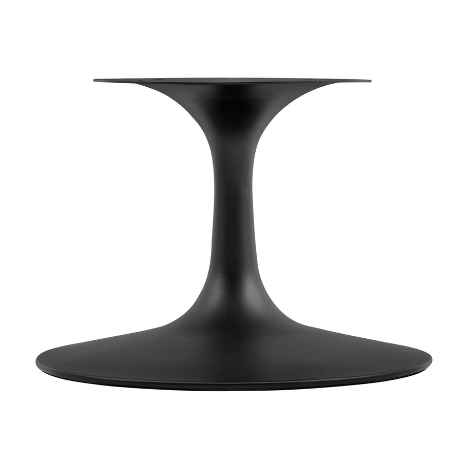 Lumen 36" Round Wood Coffee Table in Black Cherry Walnut