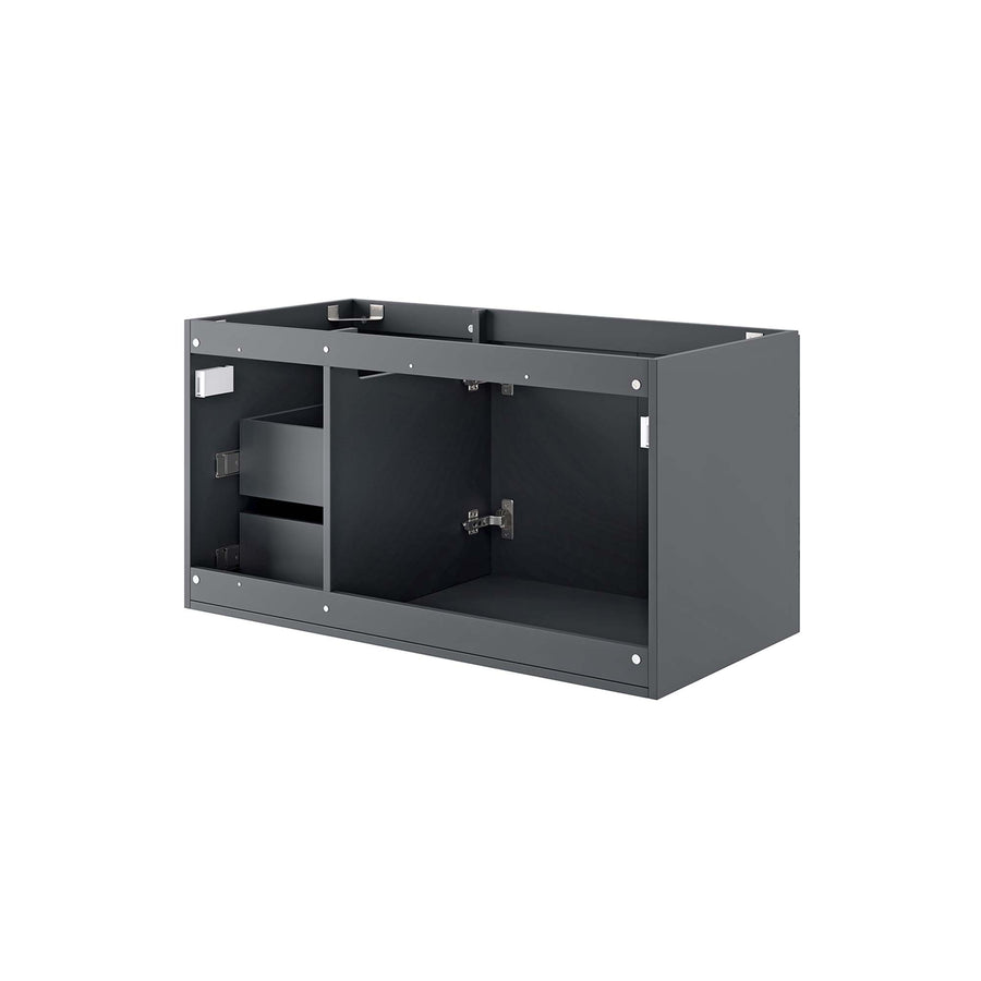 Bellamy 36" Bathroom Vanity Cabinet (Sink Basin Not Included) in Gray