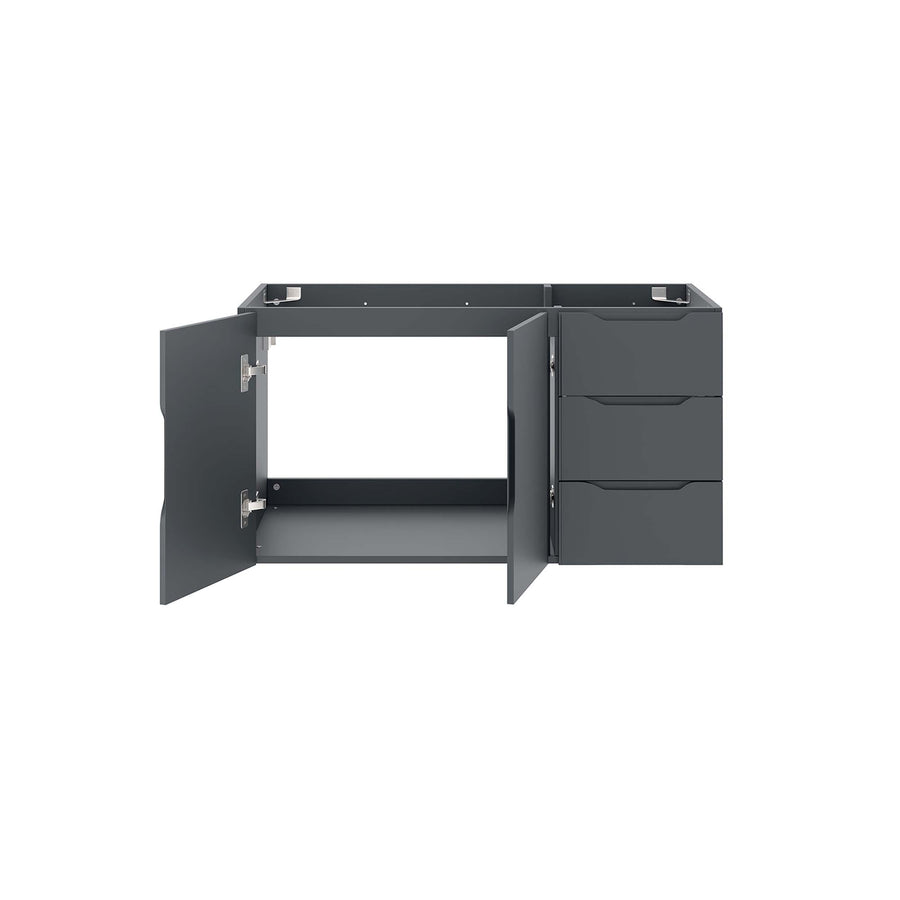 Bellamy 36" Bathroom Vanity Cabinet (Sink Basin Not Included) in Gray