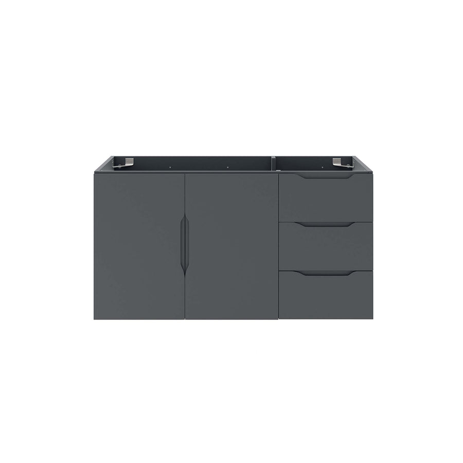 Bellamy 36" Bathroom Vanity Cabinet (Sink Basin Not Included) in Gray
