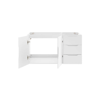 Vitality 36" Bathroom Vanity Cabinet (Sink Basin Not Included) by Furniture For America
