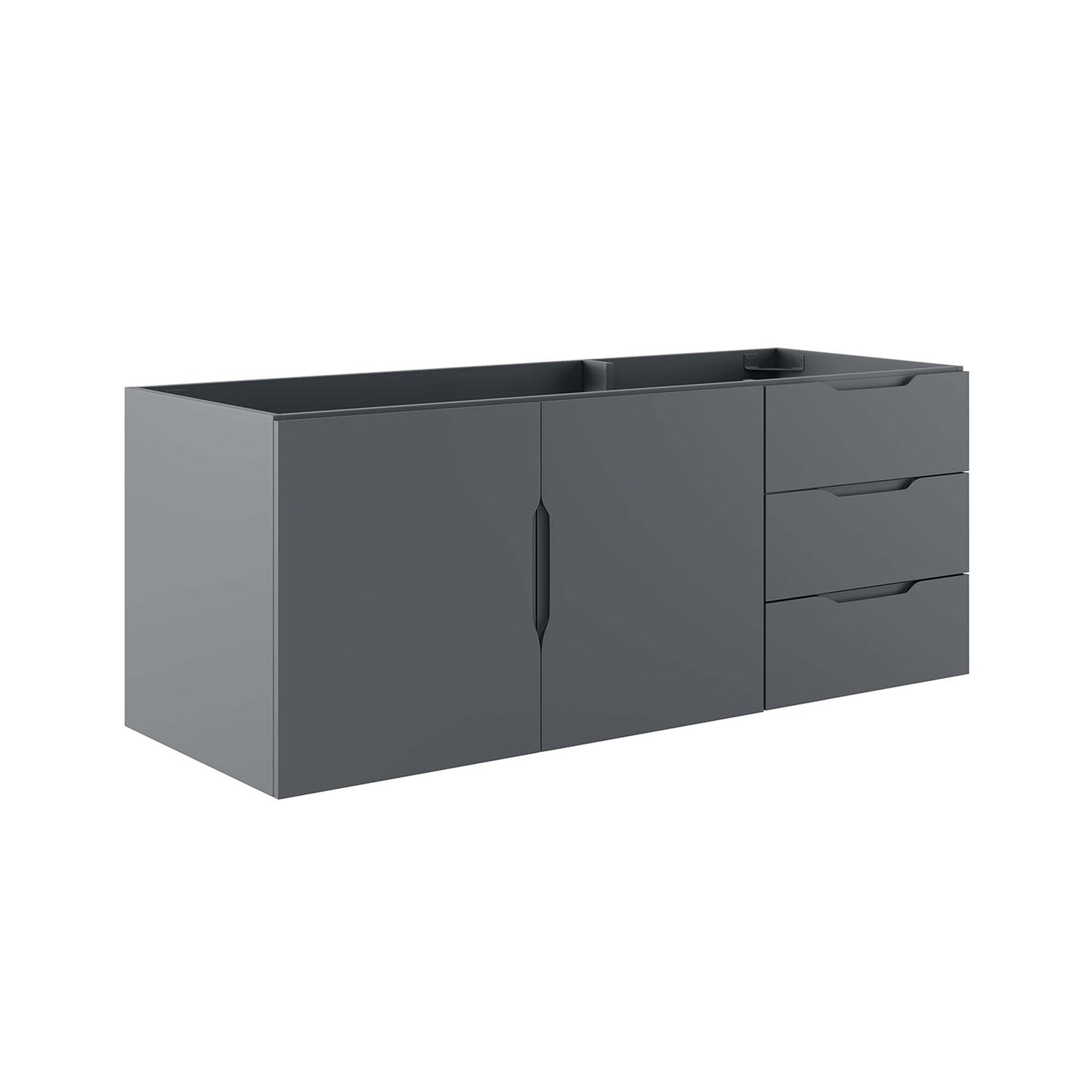 Vitality 48" Double or Single Sink Compatible (Not Included) Bathroom Vanity Cabinet by Furniture For America