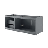 Bellamy 48" Double or Single Sink Compatible (Not Included) Bathroom Vanity Cabinet in Gray