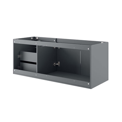 Vitality 48" Double or Single Sink Compatible (Not Included) Bathroom Vanity Cabinet by Furniture For America