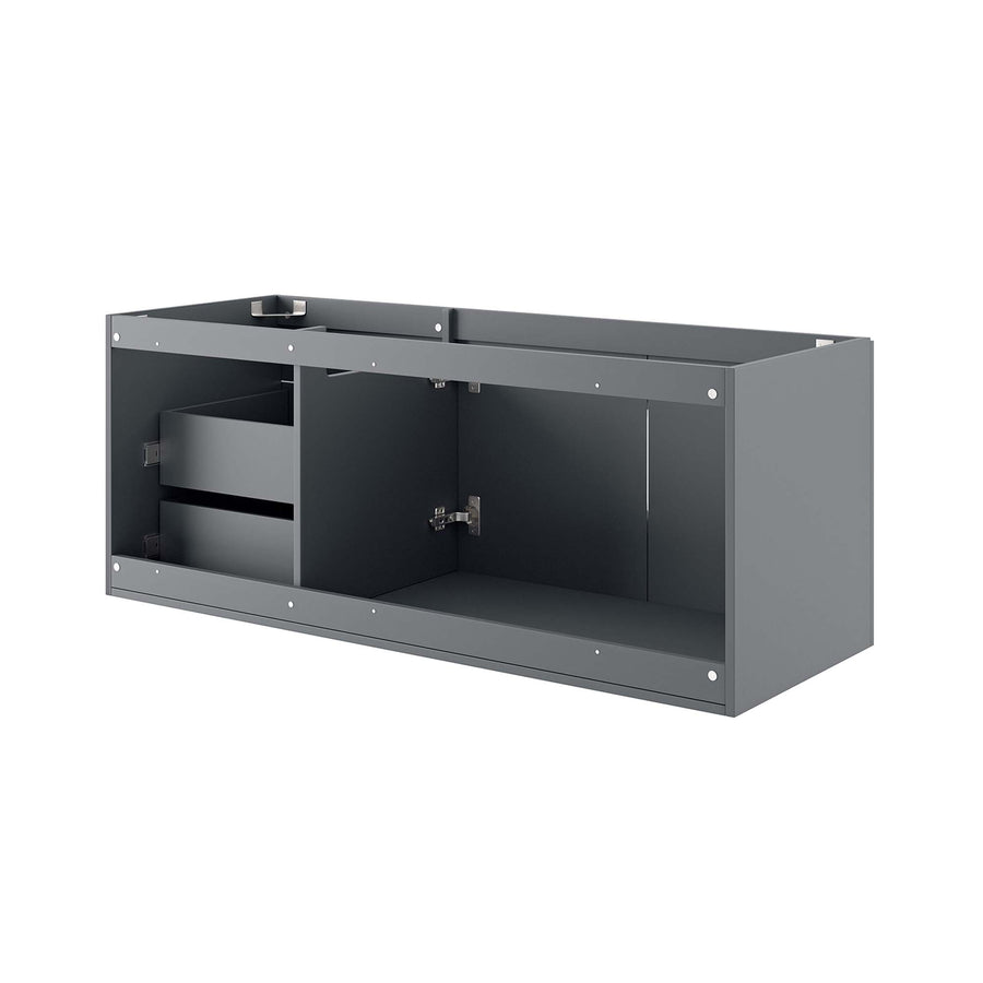 Bellamy 48" Double or Single Sink Compatible (Not Included) Bathroom Vanity Cabinet in Gray