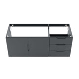 Bellamy 48" Double or Single Sink Compatible (Not Included) Bathroom Vanity Cabinet in Gray