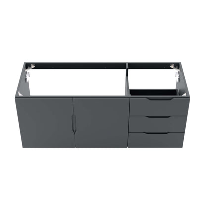 Vitality 48" Double or Single Sink Compatible (Not Included) Bathroom Vanity Cabinet by Furniture For America