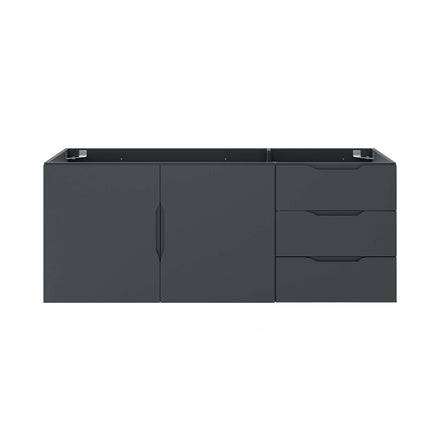 Vitality 48" Double or Single Sink Compatible (Not Included) Bathroom Vanity Cabinet in Gray