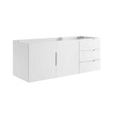 Bellamy 48" Double or Single Sink Compatible (Not Included) Bathroom Vanity Cabinet in White
