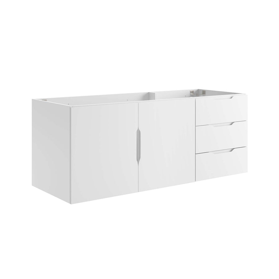 Bellamy 48" Double or Single Sink Compatible (Not Included) Bathroom Vanity Cabinet in White
