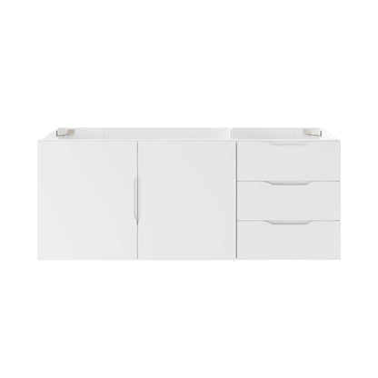 Vitality 48" Double or Single Sink Compatible (Not Included) Bathroom Vanity Cabinet by Furniture For America