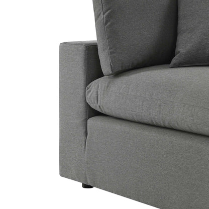 Commix Overstuffed Outdoor Patio Corner Chair by Furniture For America