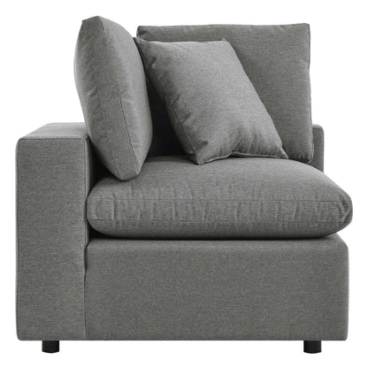 Commix Overstuffed Outdoor Patio Corner Chair by Furniture For America