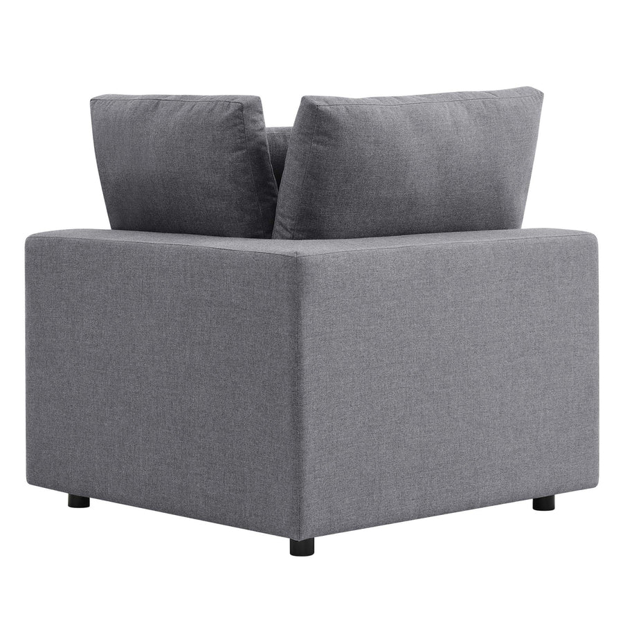 Linden Sunbrella® Outdoor Patio Corner Chair in Gray