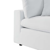 Linden Sunbrella® Outdoor Patio Corner Chair in White