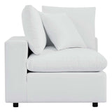 Linden Sunbrella® Outdoor Patio Corner Chair in White