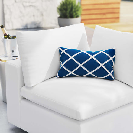Commix Sunbrella® Outdoor Patio Corner Chair in White