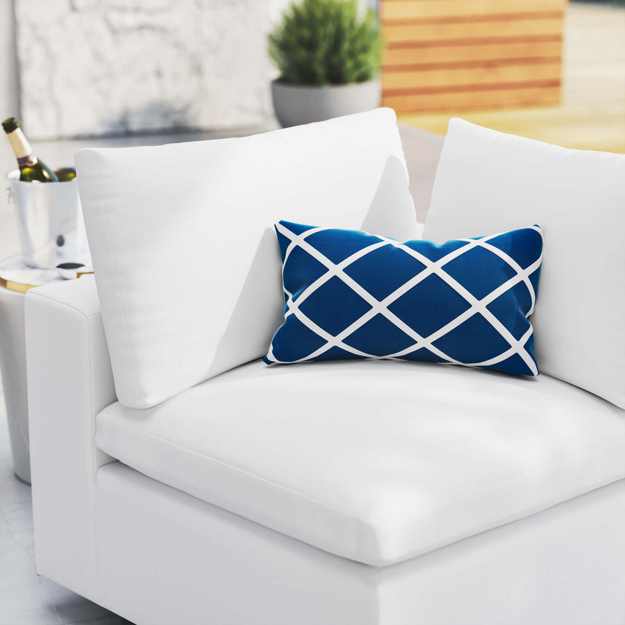 Linden Sunbrella® Outdoor Patio Corner Chair in White