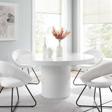 Jonah 60" Round Dining Table in White