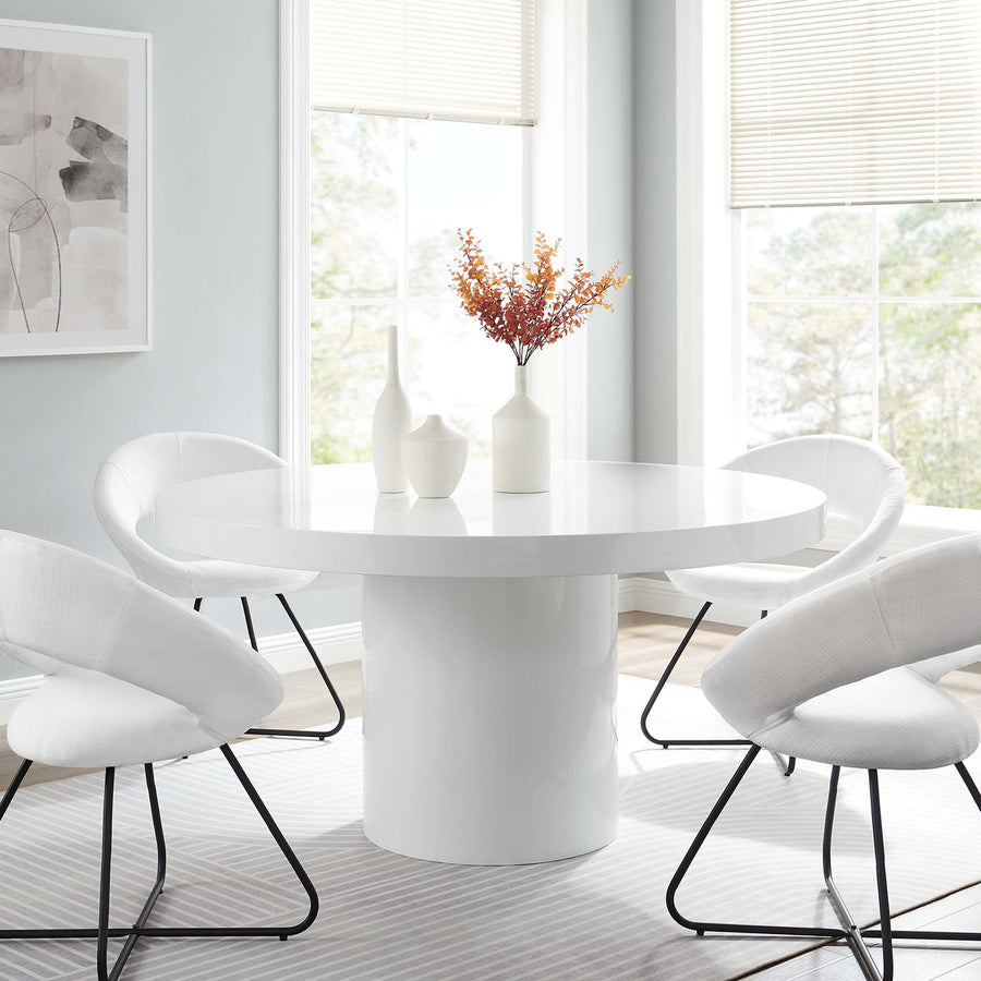 Jonah 60" Round Dining Table in White